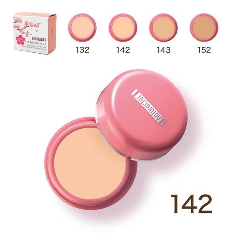 #132 #142 #143 #152 Naturactor SkinCare Foundation Seri Sakura with UV Protection SPF 39 dan PA++++ ORI Jepang