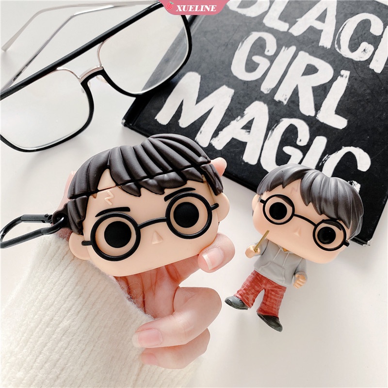 Soft Case Airpods 1 / 2pro Gambar Kartun Harry Potter Bahan Silikon