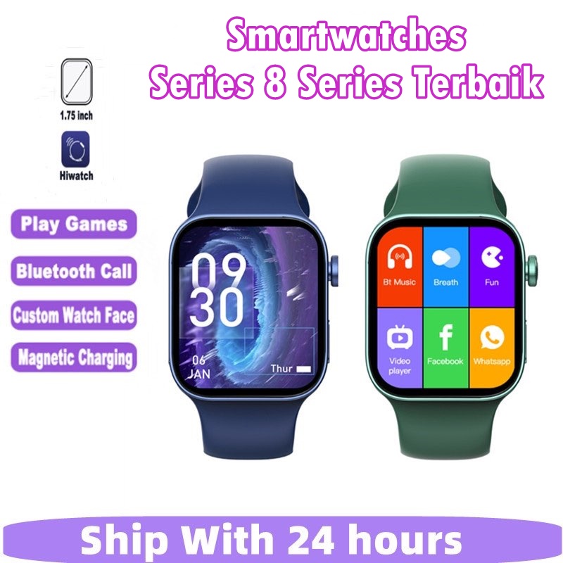 New (Original Bergaransi) Smartwatch series 8 series tertinggi fitur terlengkap Waterproof - Jam