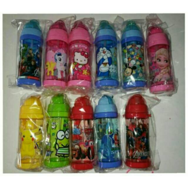 Botol minum anak sedotan karakter