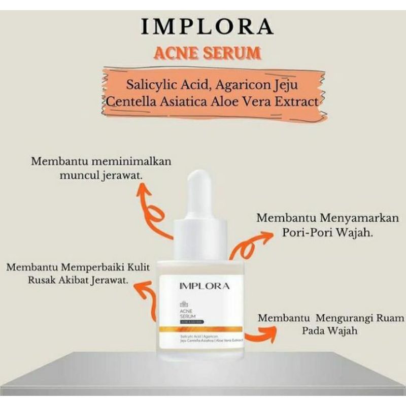 [ READY STOCK ] SERUM WAJAH IMPLORA | FACE SERUM BY IMPLORA (BPOM APPROVED)