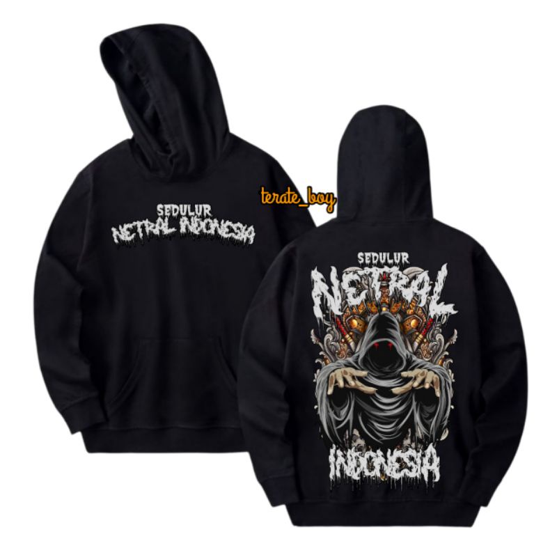 HOODIE DISTRO SEDULUR NETRAL INDONESIA (NETRAL)