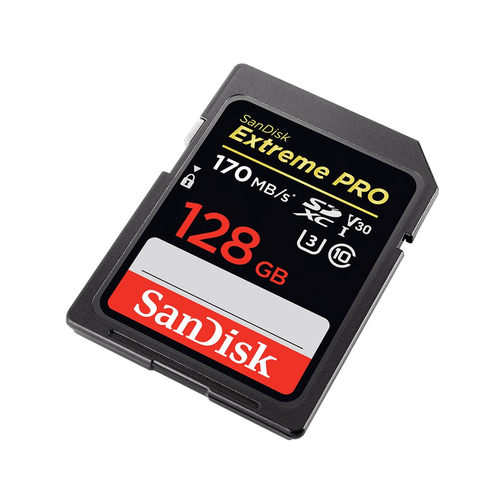 SD Card SanDisk UHS-I SDH SDX SanDisk Extreme PRO 128GB 170 Mb/s Original