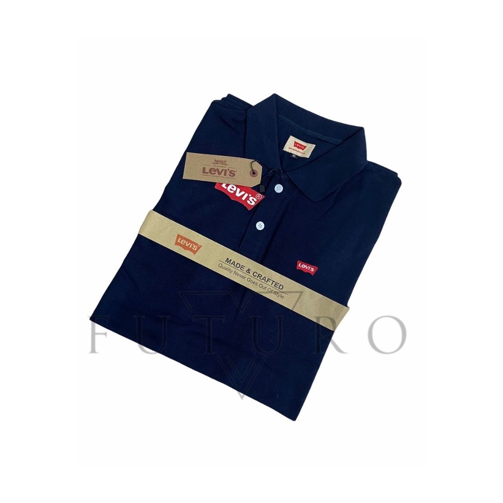 Kaos Polo Shirt Levis Pria Original