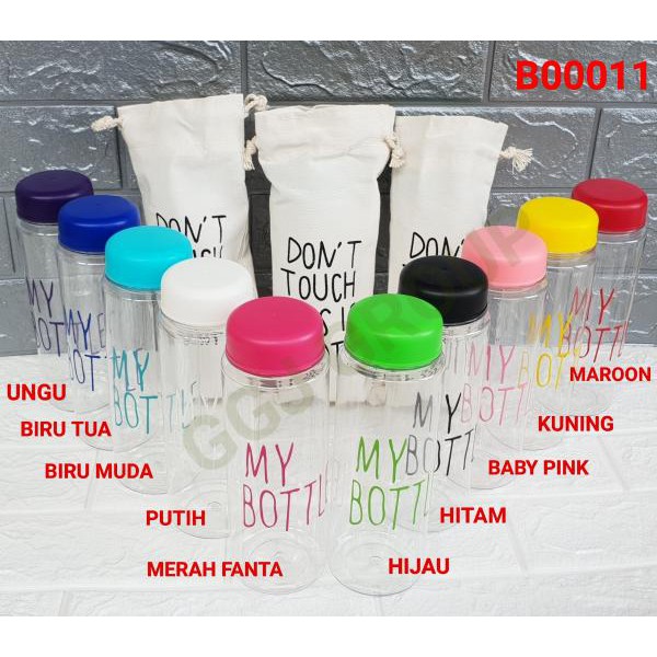 B-11 MY BOTTLE TRANSPARAN + PUCH