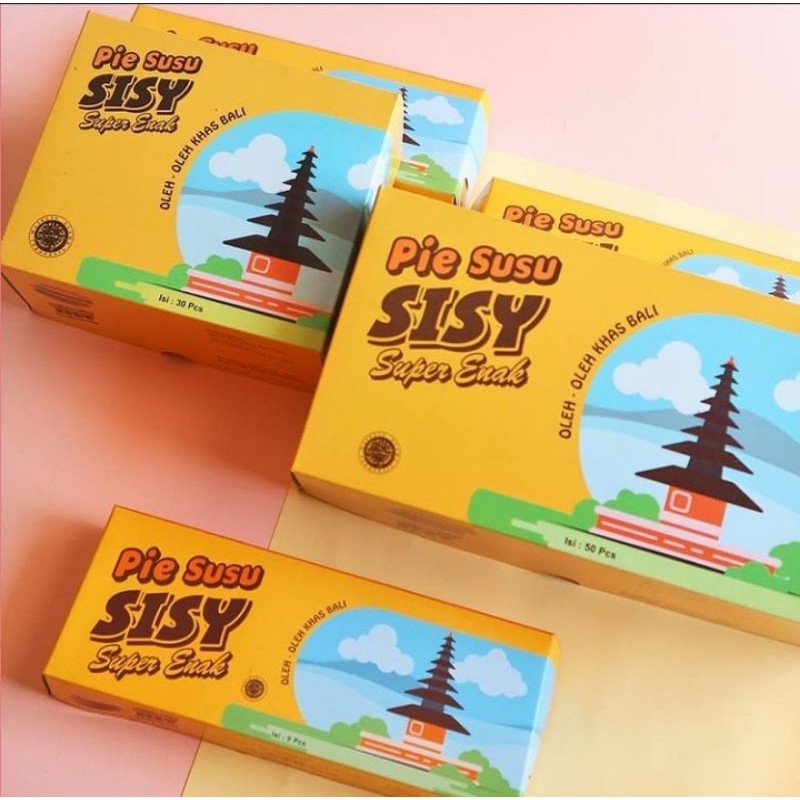 

(BISA COD) 30Pcs Pie Susu Sisy Super Lezaat Oleh Oleh Khas Bali