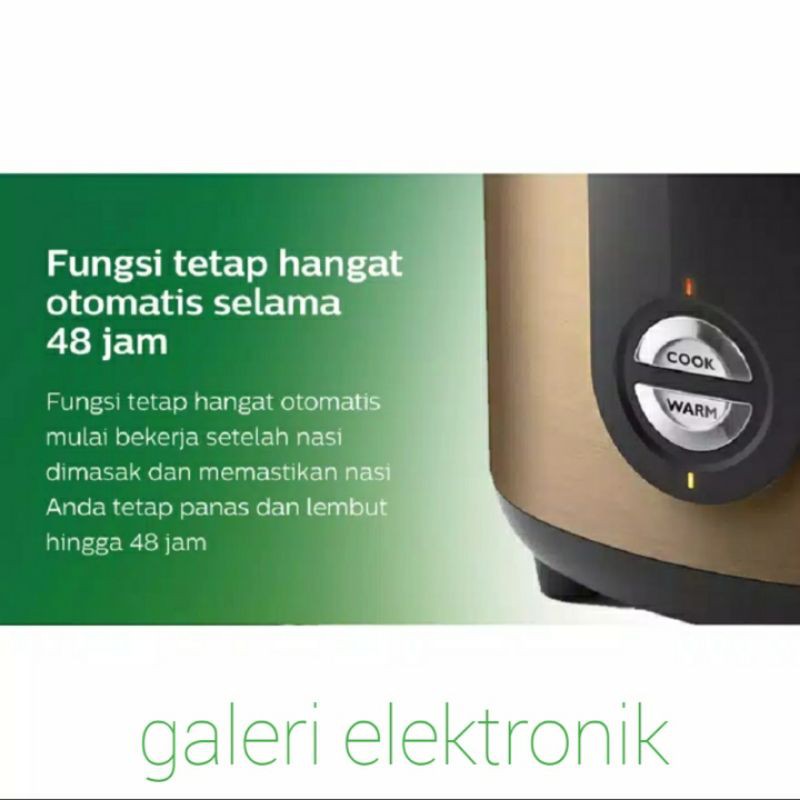 Rice cooker,penanak nasi philip 2 liter HD 3138,anti gores,anti lengket