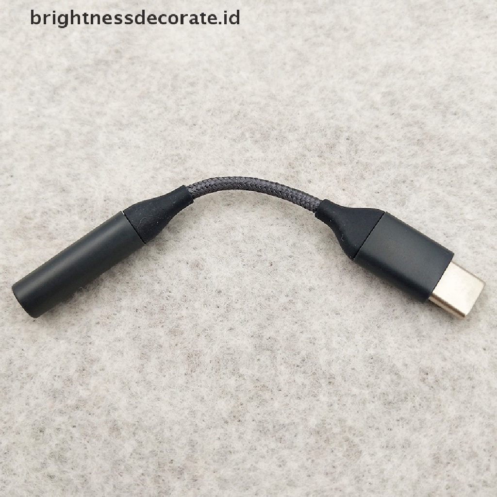 (Birth) Kabel Adapter Usb Tipe-C Ke Jack Audio Aux 3.5mm Untuk Headphone / Earphone