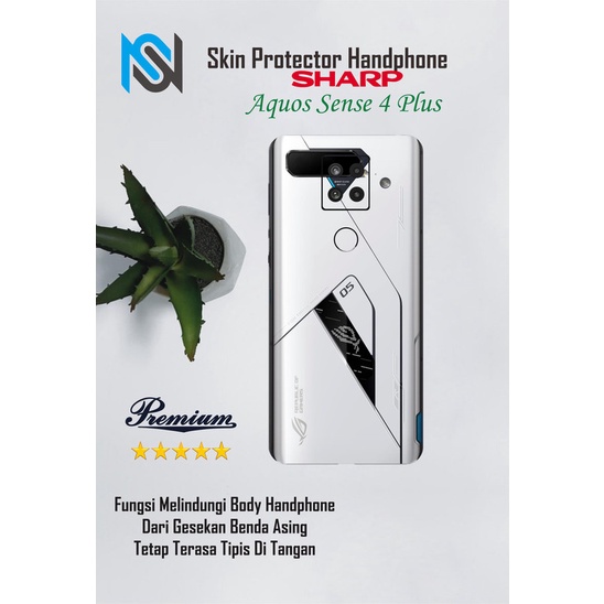 Isi 2pcs Garskin Hp Sharp aquos Sense 4 Plus Motif rog 2 - Free Custom Motif