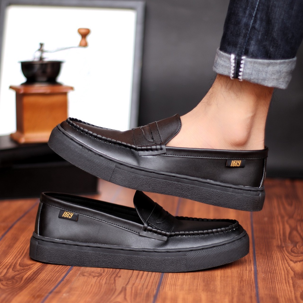 CERIS x DAKOTA - SEPATU FORMAL PRIA CASUAL COWOK PERKANTORAN KULIT PU ASLI ORIGINAL BLACK - SepatuFormal Pantofel pria Resmi Formal Tali Hitam Kasual Kuliah Kantor Pesta Kondangan Kerja PNS Guru Terkini Terbaik Terlaris Murah Trendy Terbaru