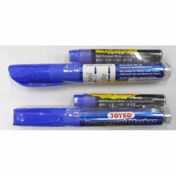 Spidol Permanen Joyko PM-34RF Round Tip Free Refill (PACK)