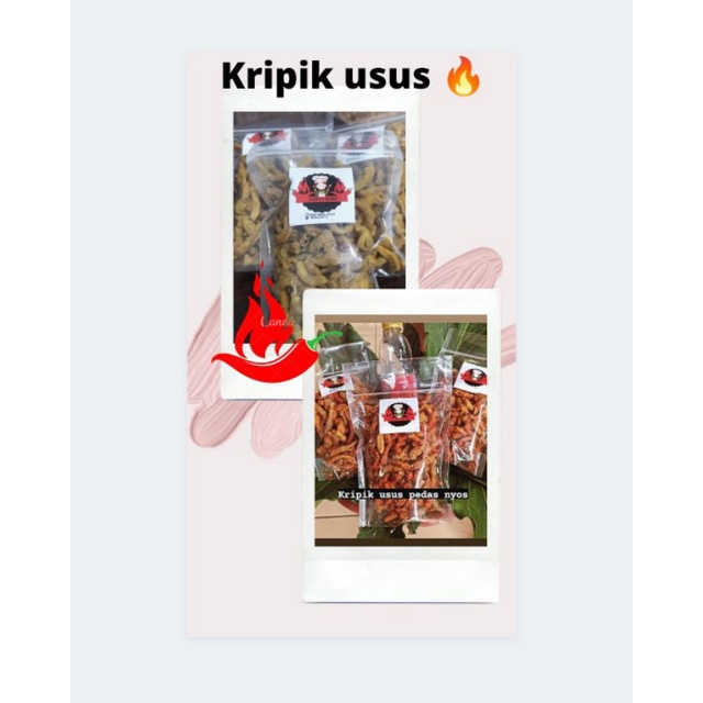 

kripik usus pedas ori 500grm