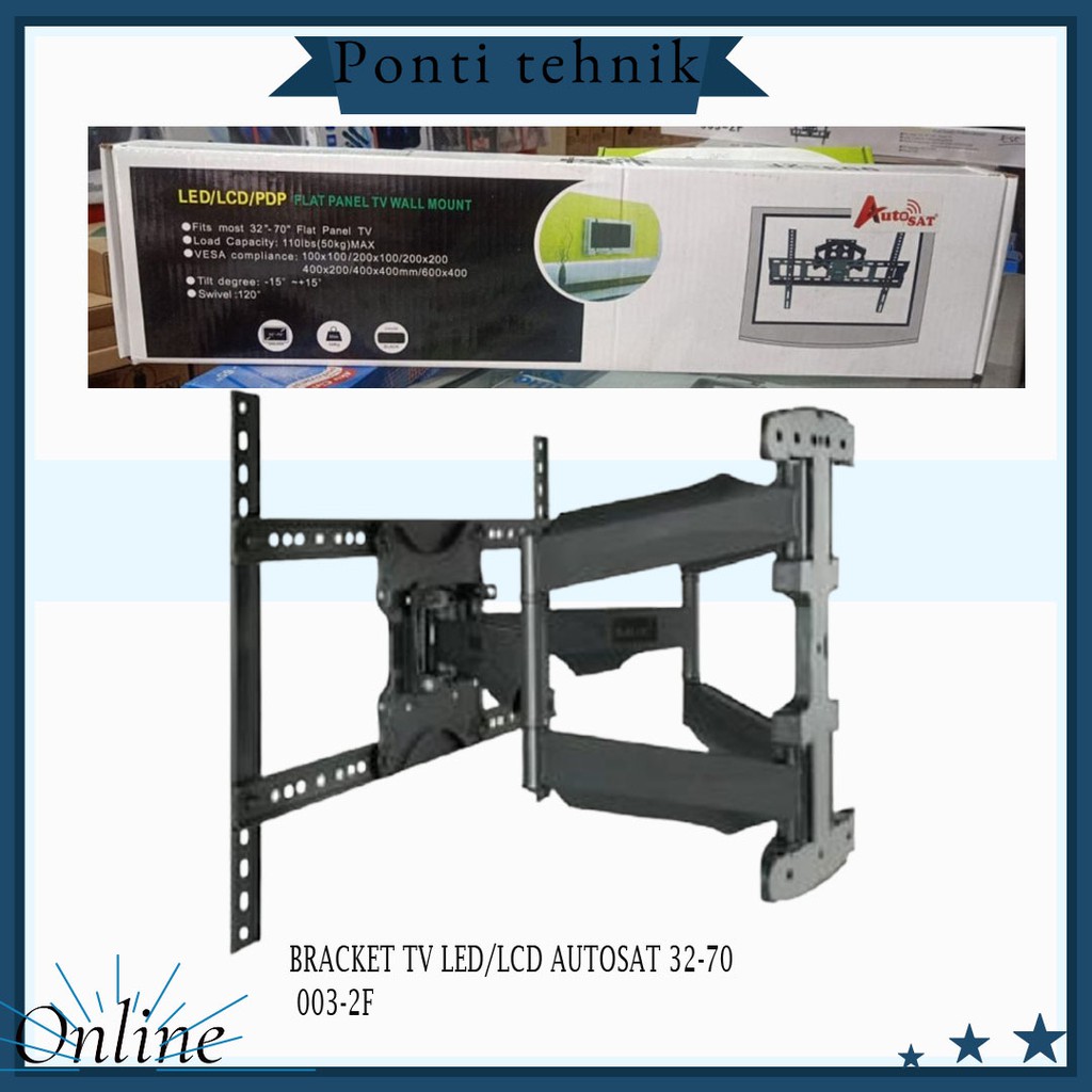 BRACKET TV LED/LCD PDP.FLAT PANEL AUTOSAT 32-70''inch