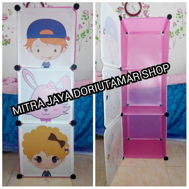 LEMARI PAKAIAN | LEMARI SUSUN PAKAIAN | LEMARI PAKAIAN ANAK | LEMARI PLASTIK