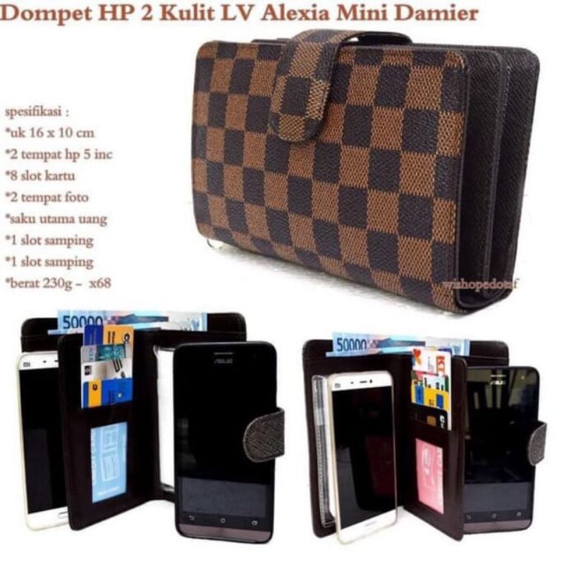 Medan Termurah KD45 Dompet lengkap Pockep hp Dompet kulit alexia