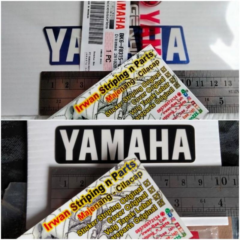 Sticker Stiker Lis Striping Logo Teks YAMAHA Movistar Monster R25 R15 Aerox MX King
