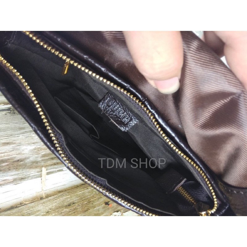 TAS SELEMPANG PRIA KULIT ASLI MODEL EMBOS GC 505