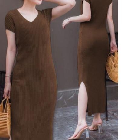 ➲ MDLV ~ BAJU RAJUT DRESS LEXY // DRESS RAJUT PANJANG CEWEK // FASHION WANITA ✫