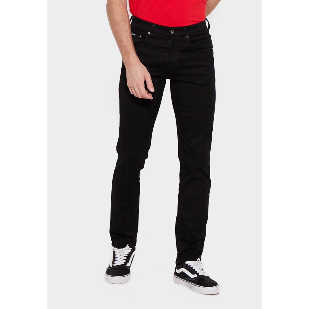 JBBoss Celana Panjang Jeans Victor Denim Stretch Regular Fit (Black) / Ramayana Jatinegara