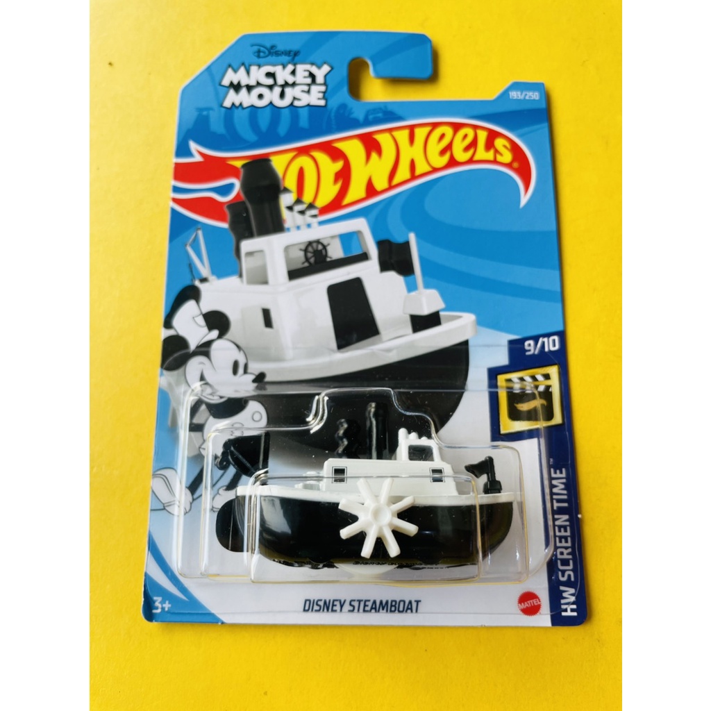 HOTWHEELS HOT WHEELS DISNEY STEAMBOAT MICKEY MOUSE HW SCREEN TIME LOT M 2021 DIECAST MINIATUR MOBIL