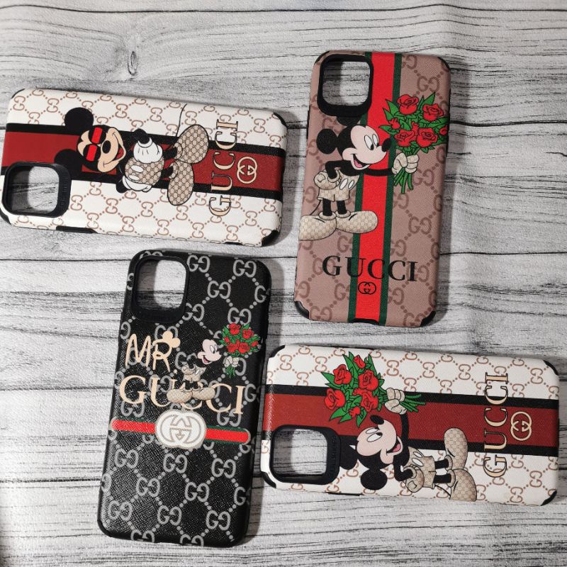 Softcase overseas iphone 11 pro max mickey gucci