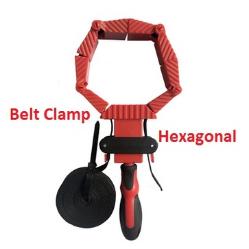 Belt Clamp Jig Figura Multifungsi Klem Sabuk Tali Frame Hexagonal Belt