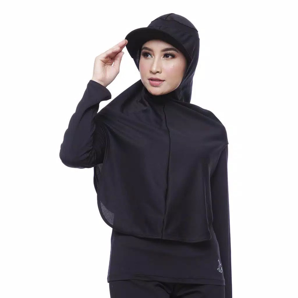 Jual Hijab Topi Sporty/ Jilbab Olahraga Long Runner | Shopee Indonesia