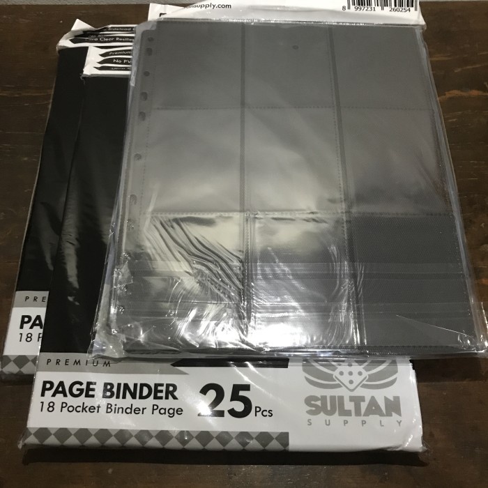 

Hemat Sultan Premium Binder Page 18 Pocket Black Hemat