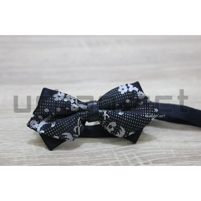 Best Bowtie Dasi Kupu  Kupu  Unik Elegan Warna  Hitam  Motif 