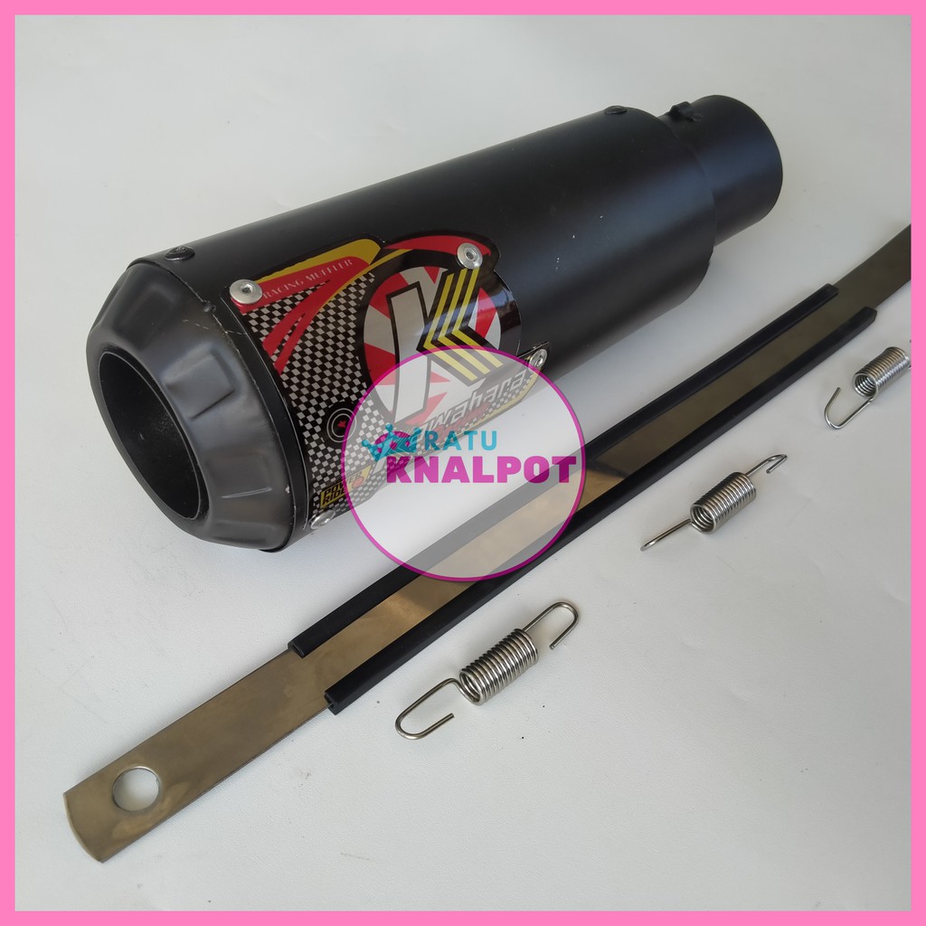 KNALPOT RACING SLIP ON KAWAHARA BLACK CBR LOKAL CBR FACELIFT NINJA CARBU/FI R25 MT25 CBR250RR DLL