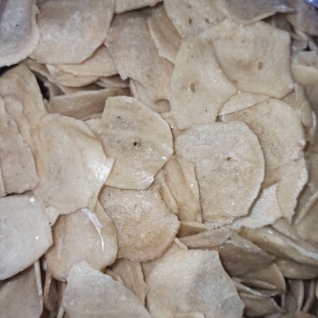 Krupuk upil/krupuk miskin/krupuk pasir/ KRECEK ( MENTAH)