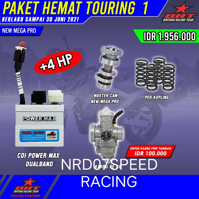 PAKET HEMAT TOURING 1 MEGAPRO