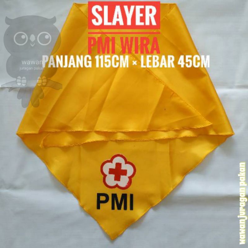 SYAL SLAYER SCRAFT ATRIBUT  SELENDANG PMI PMR MULA WIRA MADYA SD SMP SMA