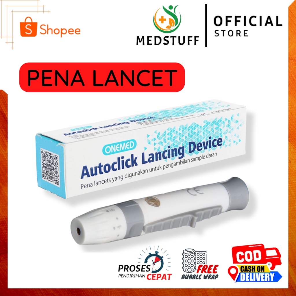 Jual Pen Lancet Lancing Device Pena General Care Autoclick Onemed