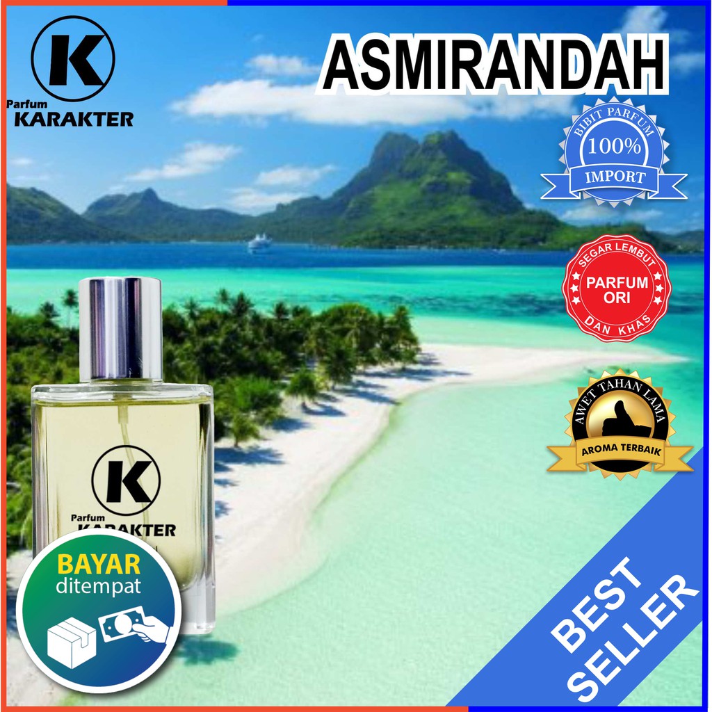 Bisa Cod | Parfum Cewek Asmiranda | Bibit Parfum Import Wangi &amp; Tahan Lama | Kemasan 50ml