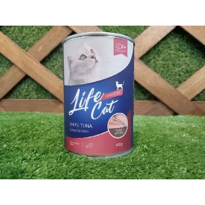 Life Cat Makanan Kucing Kaleng 400Gr / cat wetfood/kitten tuna/salmon