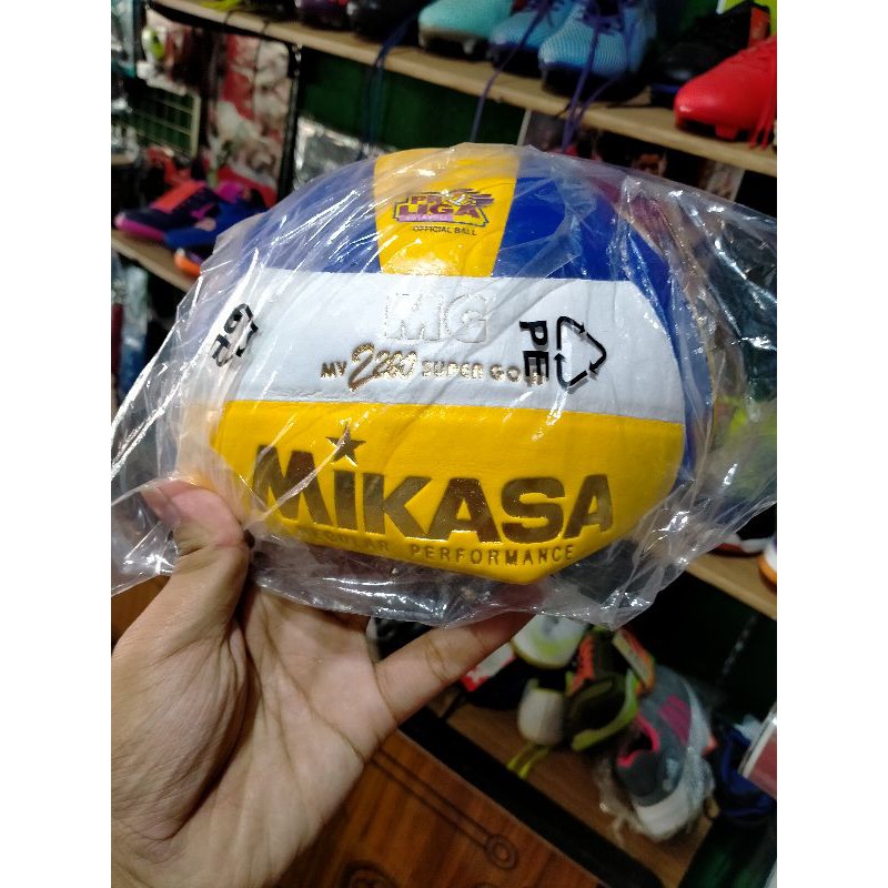 bola volley VOLI VOLY MIKASA SUPER GOLD ORIGINAL