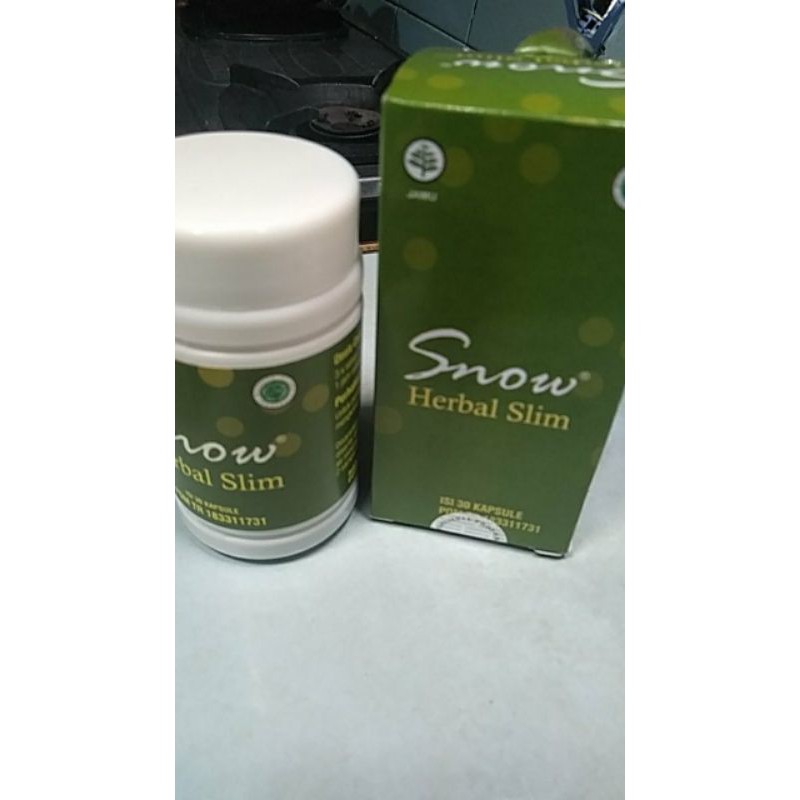 SNOW HERBAL SLIM Obat Pelangsing Badan - Suplemen Diet Herbal Original #Terbaik