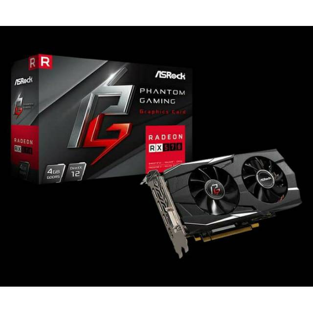 Asrock Radeon Rx570 4gb Phantom Gaming Shopee Indonesia