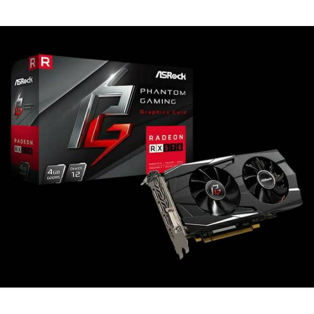 Asrock Radeon Rx570 4gb Phantom Gaming Shopee Indonesia