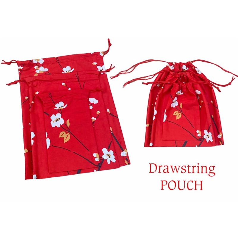 Fawn’G Handmade - Drawstring Pouch Serbaguna / kantong serut / Pouch Serut