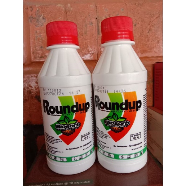 Jual Roundup Round Up Original 486 SL 200Ml Herbisida Obat Pembasmi ...