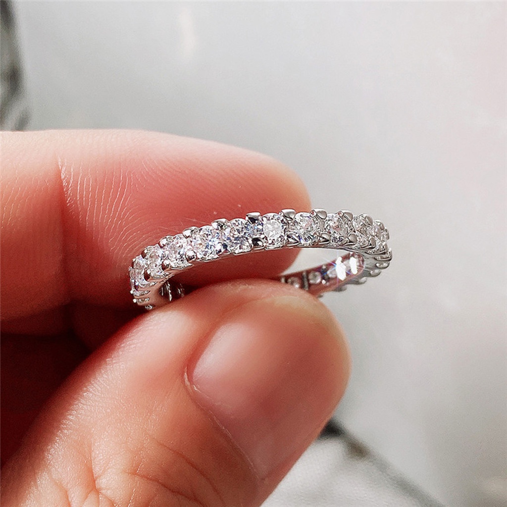 Hu Hu Hu Hu Hu Alat Bantu Pasang Kacamata♡ Cincin Jari Bahan Tembaga Aksen Cubic Zirconia Untuk Wanita