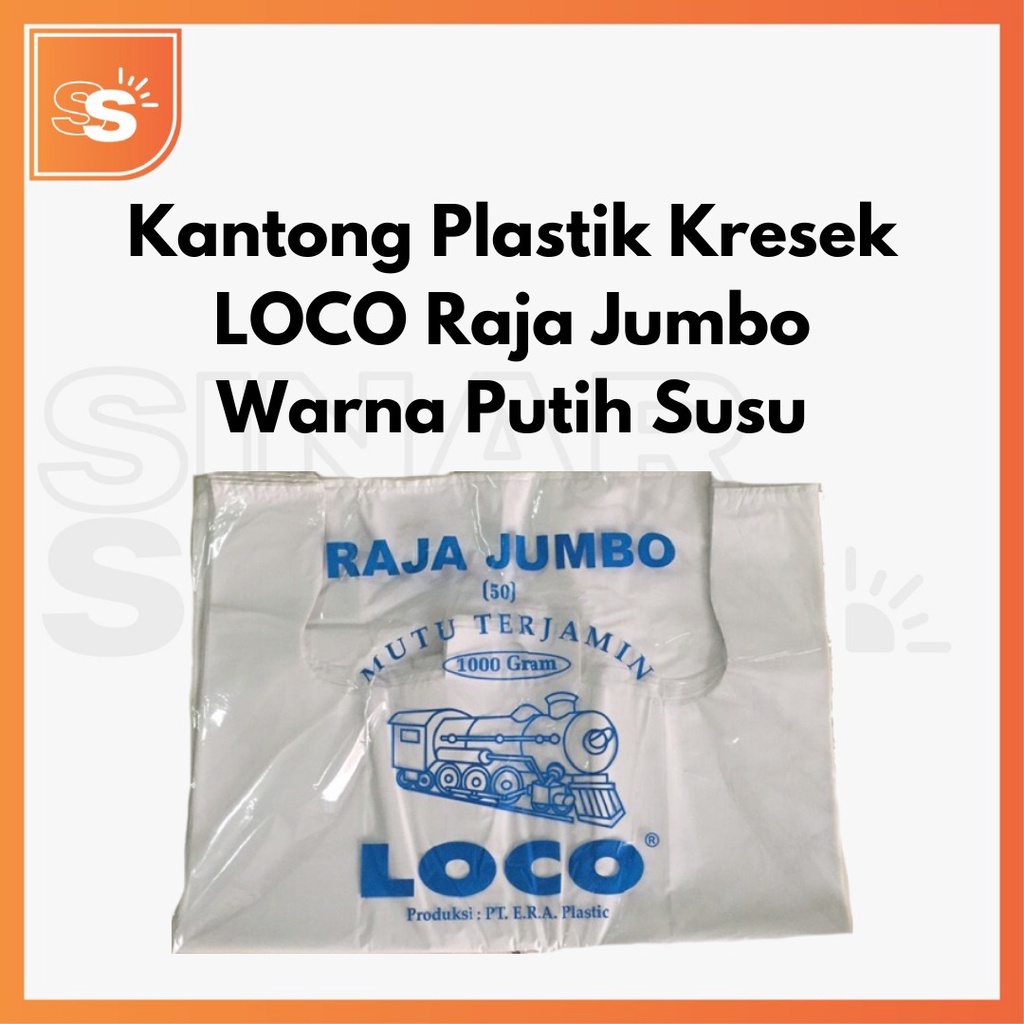 Kantong Plastik Kresek Loco Jumbo Ukuran 50