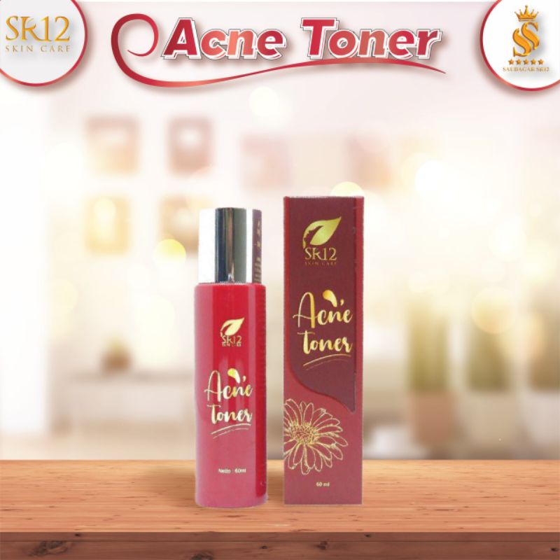 Acne Toner SR12 - Penghilang Jerawat Membandel Merawat Kulit Berjerawat Membersihkan Kotoran &amp; Minyak Pada Kulit Wajah