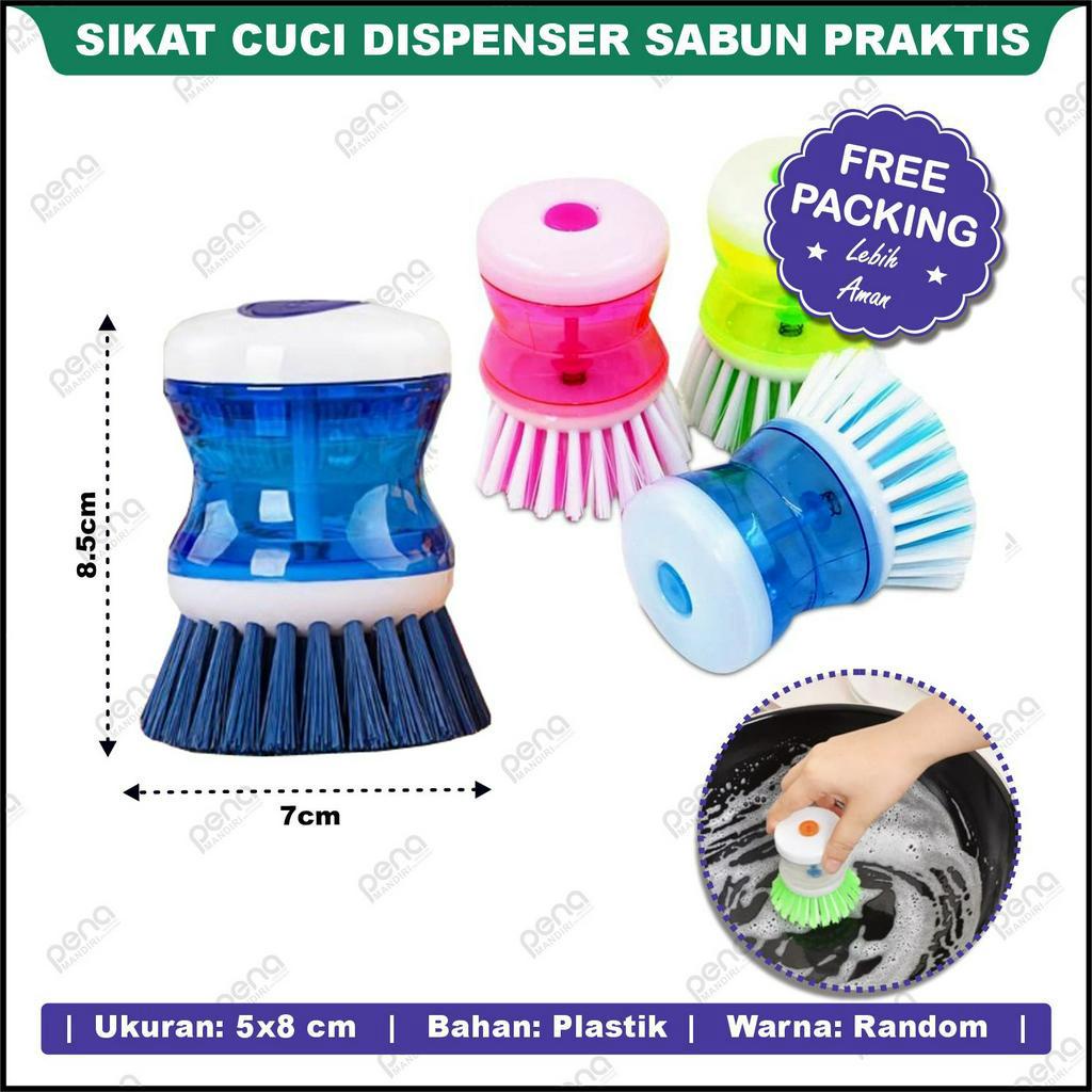 [Sikat Dispenser] Alat Sikat Piring Panci Wajan Inovatif / Botol Inovatif