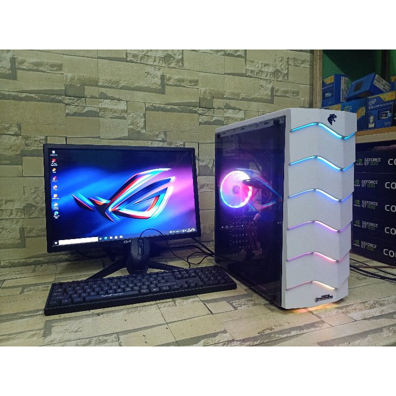 Pc gaming  i5 Ram 8 Gb Vga 2 Gb ddr5 GTX 750 LED 19 inch siap pakai