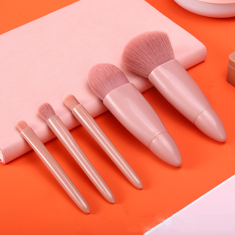 SEVICH Kuas Rias Makeup Brushes Portable Travel Foundation Blush Beauty Tool 5pcs