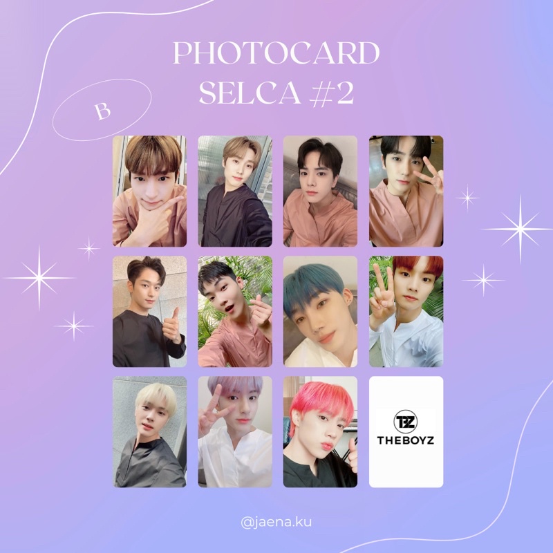 [THE BOYZ] PHOTOCARD SELCA #2 THE BOYZ ‼️BACA DESKRIPSI‼️