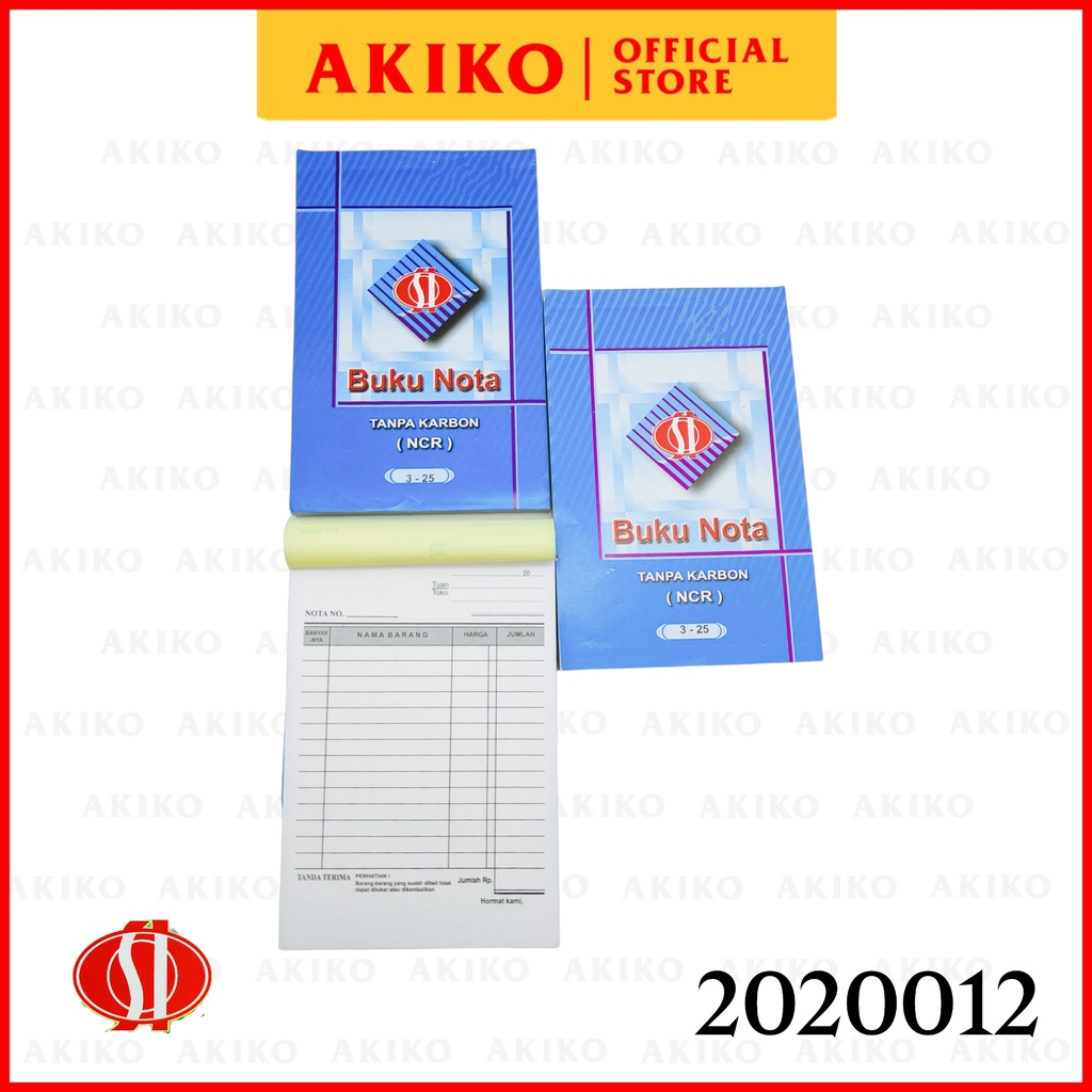 

Nota NCR 3x25 Kecil